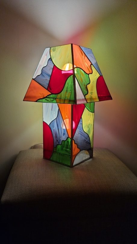 Lampe Lampe en Vitrail